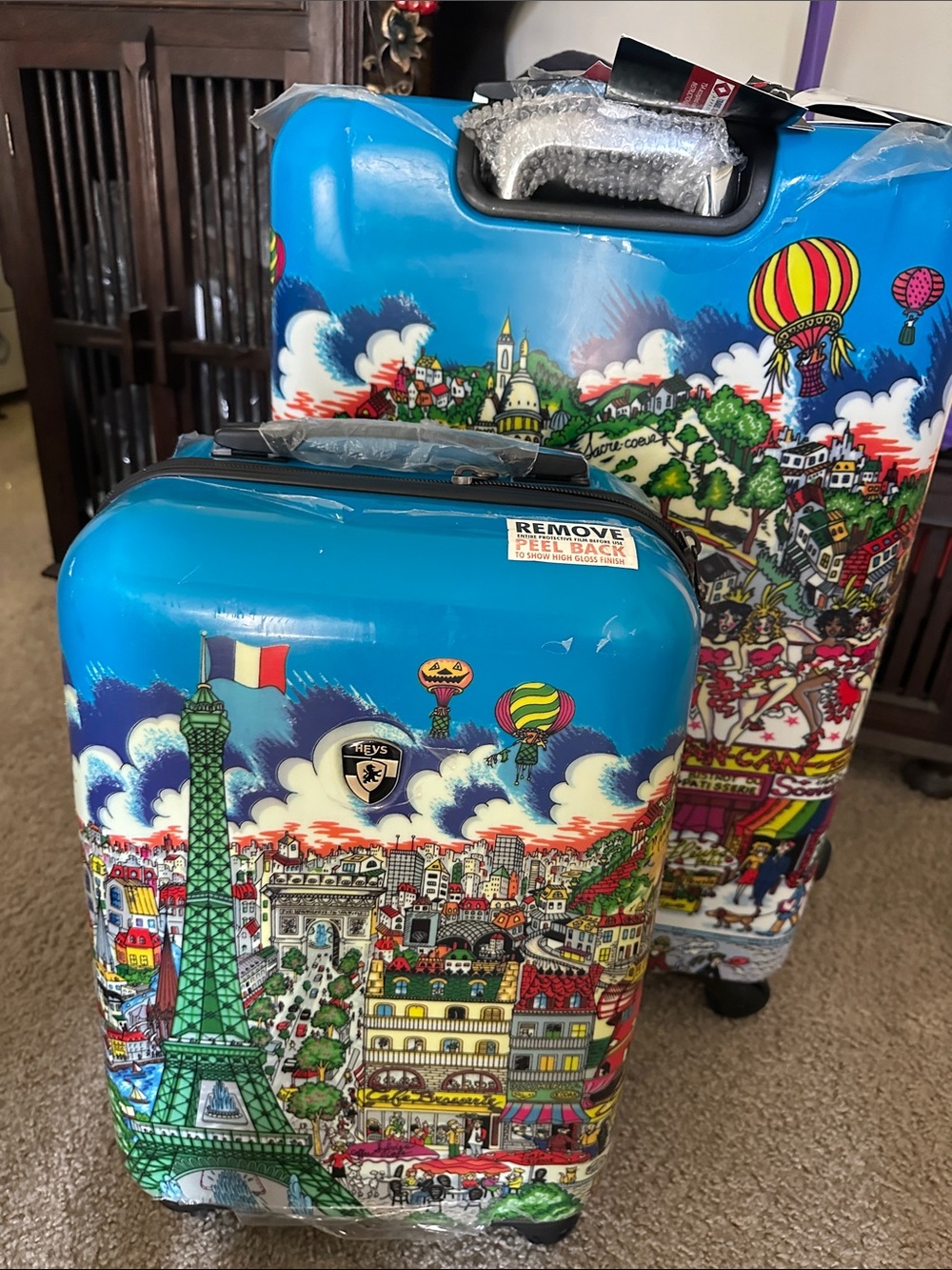Heys Fazzino carry on Suitcase Paris